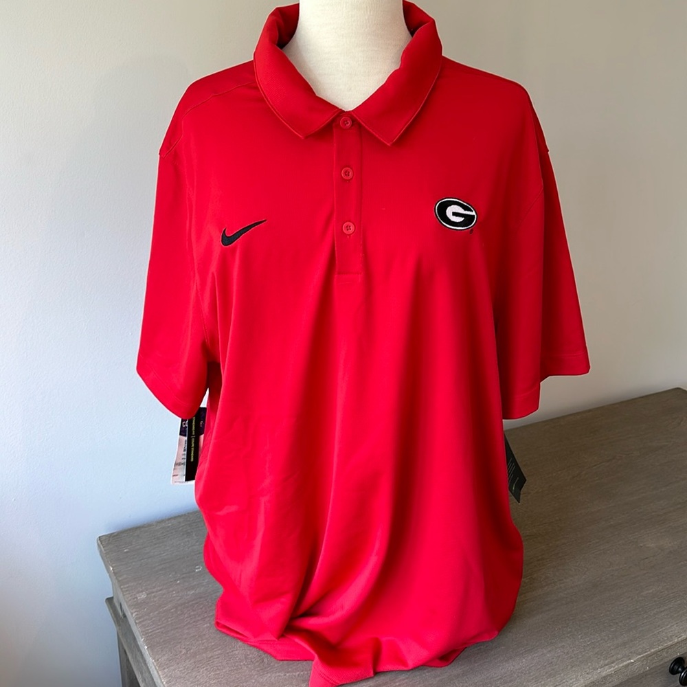 Nike Dry-fit Georgia Bulldog Polo